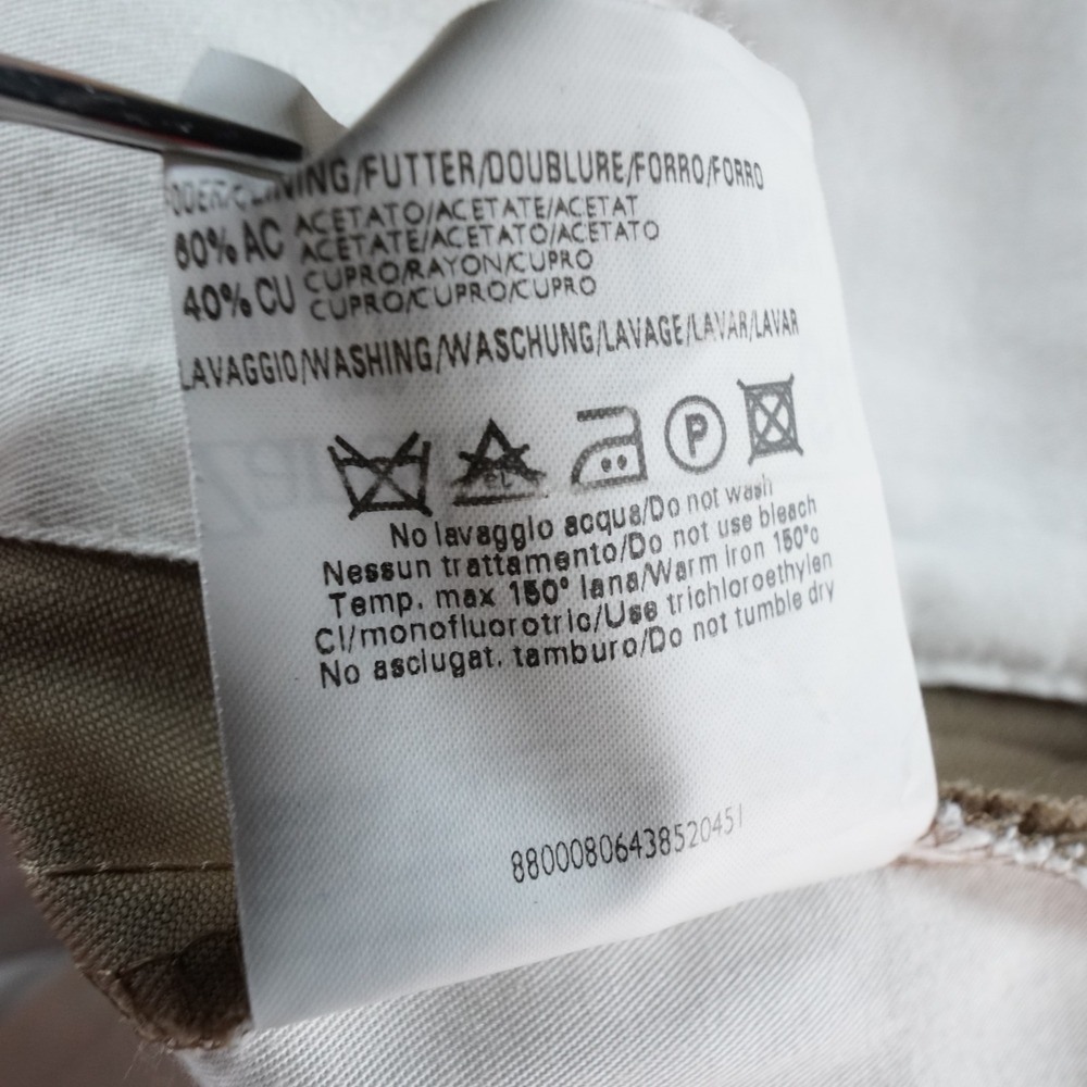 Zanella Benny Mens Dress Pants 34 Tan Wool Italy Trouser Classic Office - Picture 11 of 14